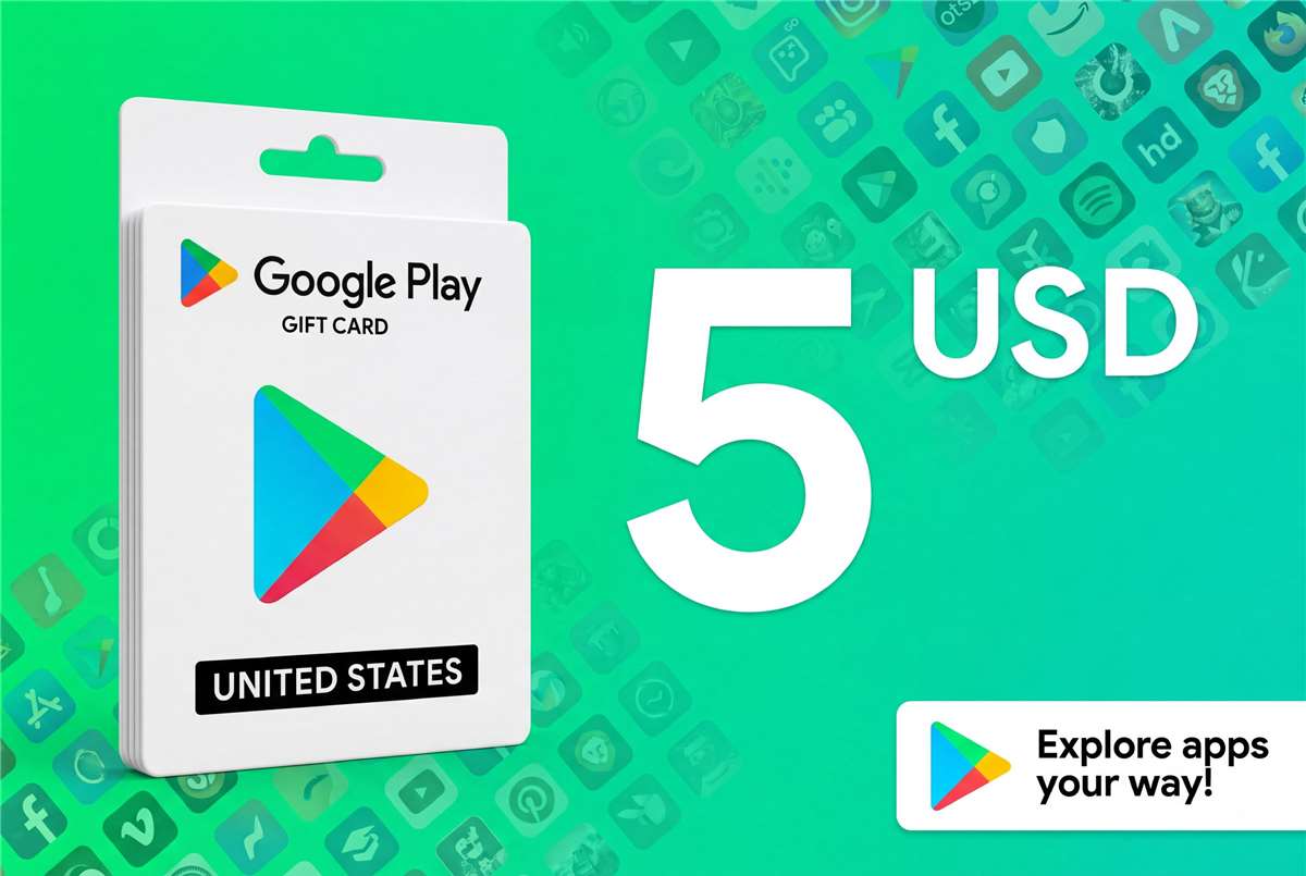 🎁 Подарочная карта Google Play — Официальный код ⚡

💳 Официальная подарочная карта Google Play на 5 Долларов. Доставка кода в личные сообщения 📩. Подходит для покупо... Google Play